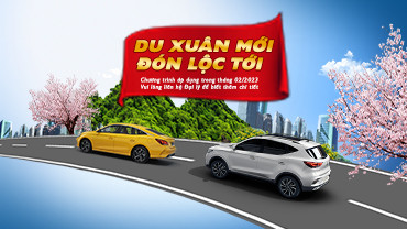 CTKM tháng 02/2023: Du xuân mới - Đón lộc tới” cùng MG Việt Nam