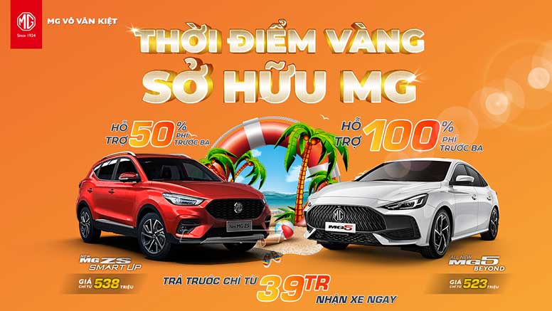 Lái thử xe MG - Nhận quà thật mê ly tại Vũng Tàu