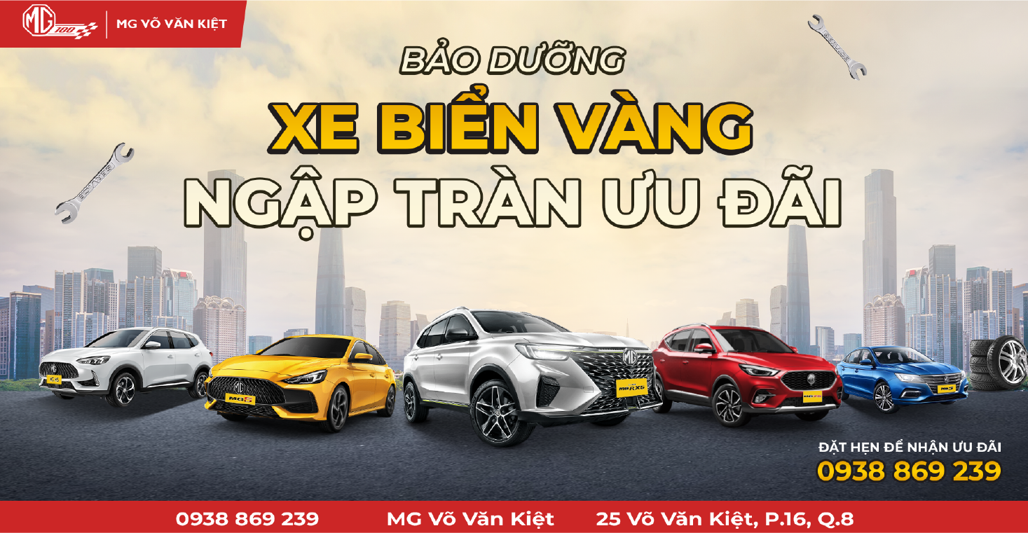 BẢO DƯỠNG XE BIỂN VÀNG, NGẬP TRÀN ƯU ĐÃI