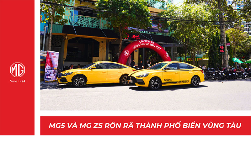 MG5 và MG ZS rộn ràng mùa hè thành phố biển Vũng Tàu