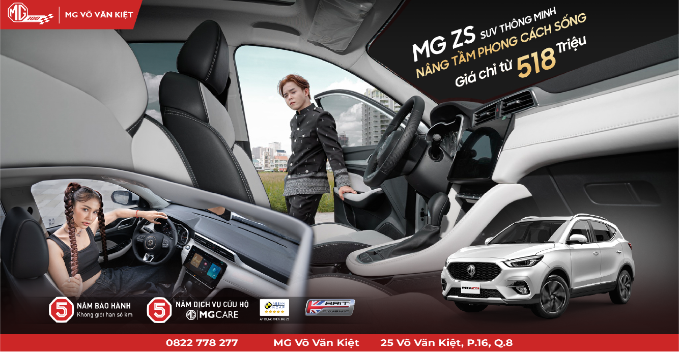 MG ZS - SUV THÔNG MINH, NÂNG TẦM PHONG CÁCH SỐNG!