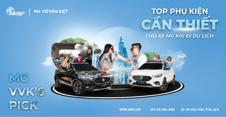 TOP PHỤ KIỆN CẦN THIẾT CHO XE MG KHI ĐI DU LỊCH!