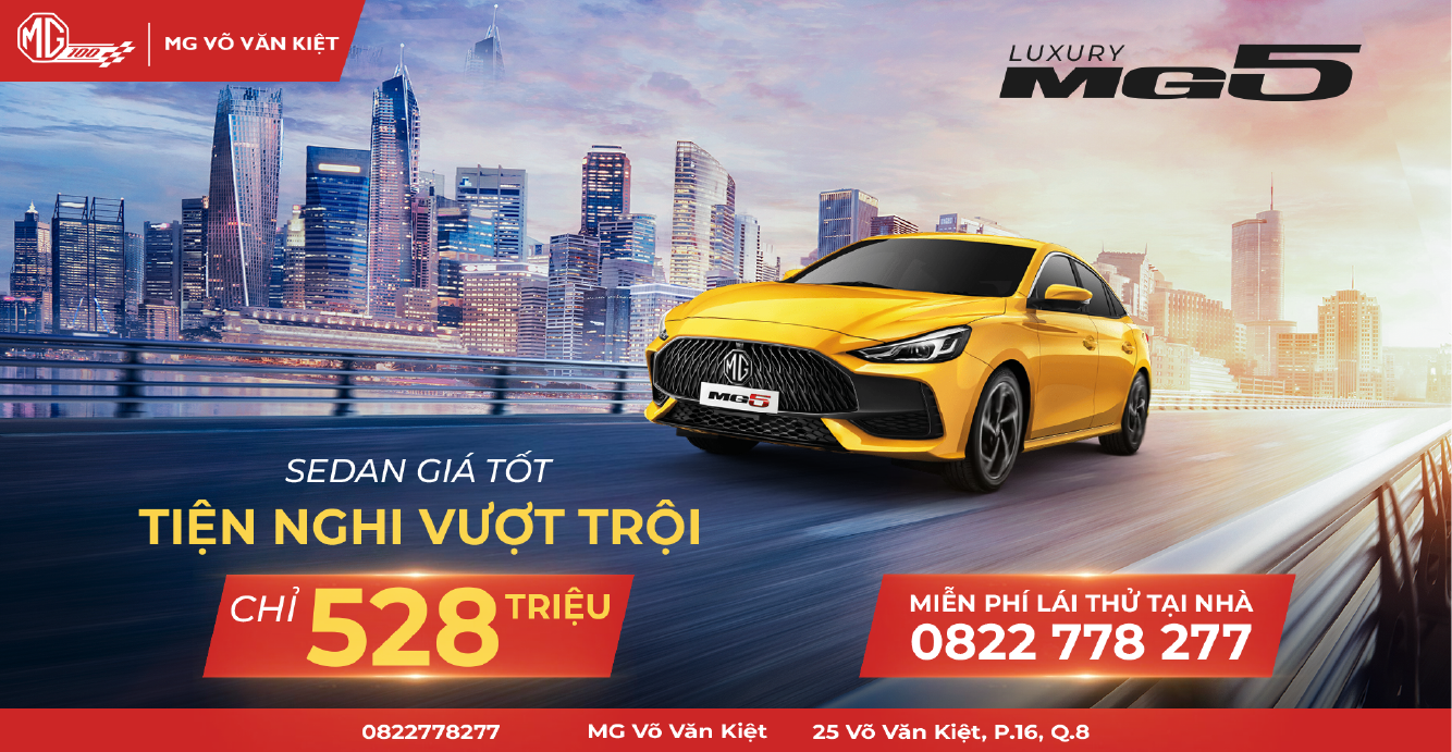 MG5 LUXURY - SEDAN GIÁ TỐT, TIỆN NGHI VƯỢT TRỘI