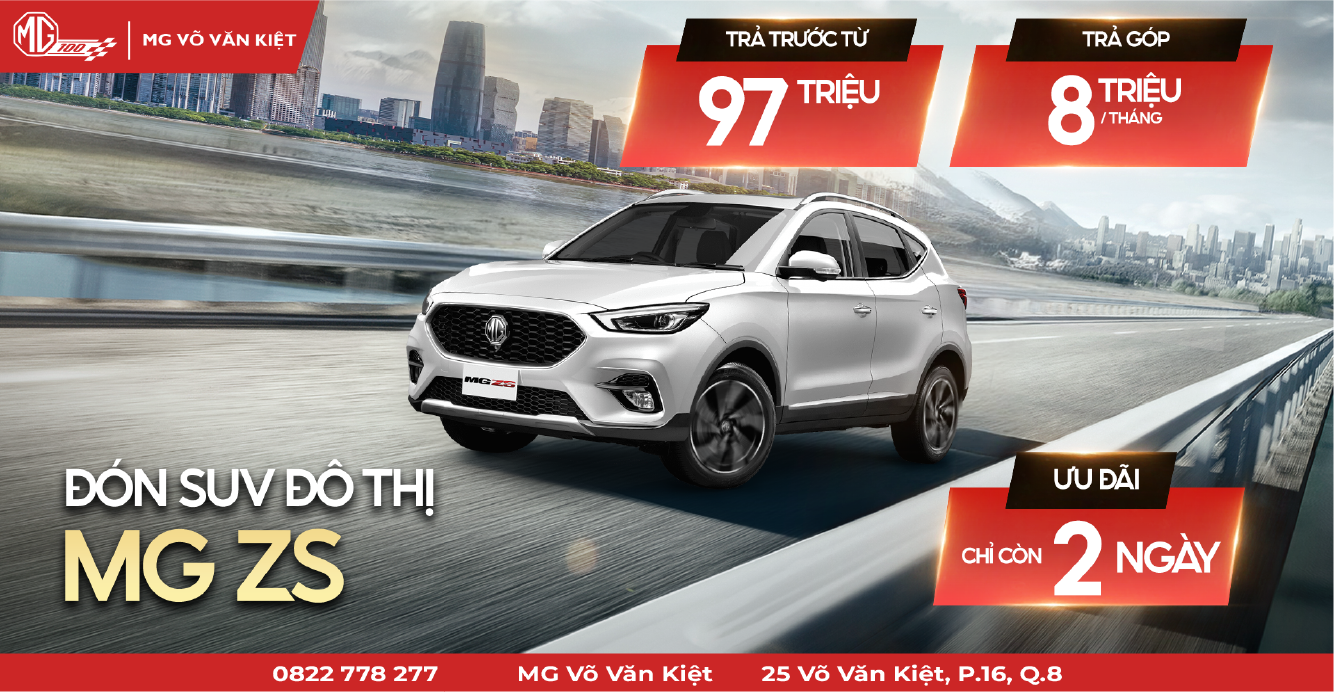 ĐÓN SUV ĐÔ THỊ MG ZS, GIÁ SIÊU NÉT CHỈ TỪ 97 TRIỆU!!