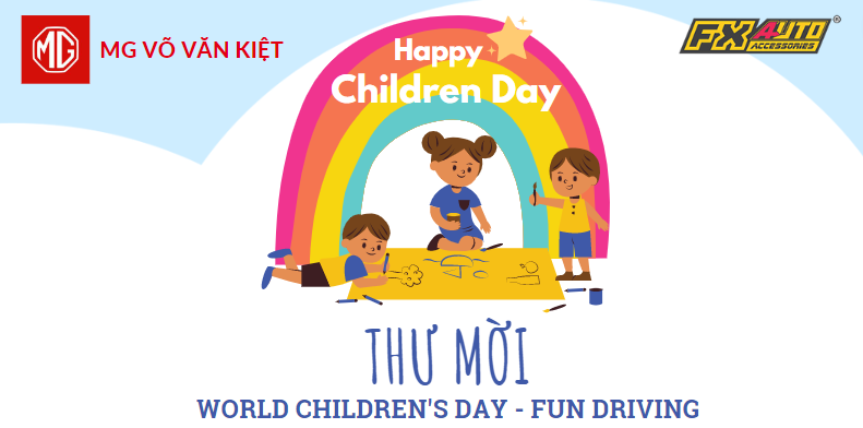 Thư mời sự kiện: WORLD CHILDREN'S DAY - FUN DRIVING